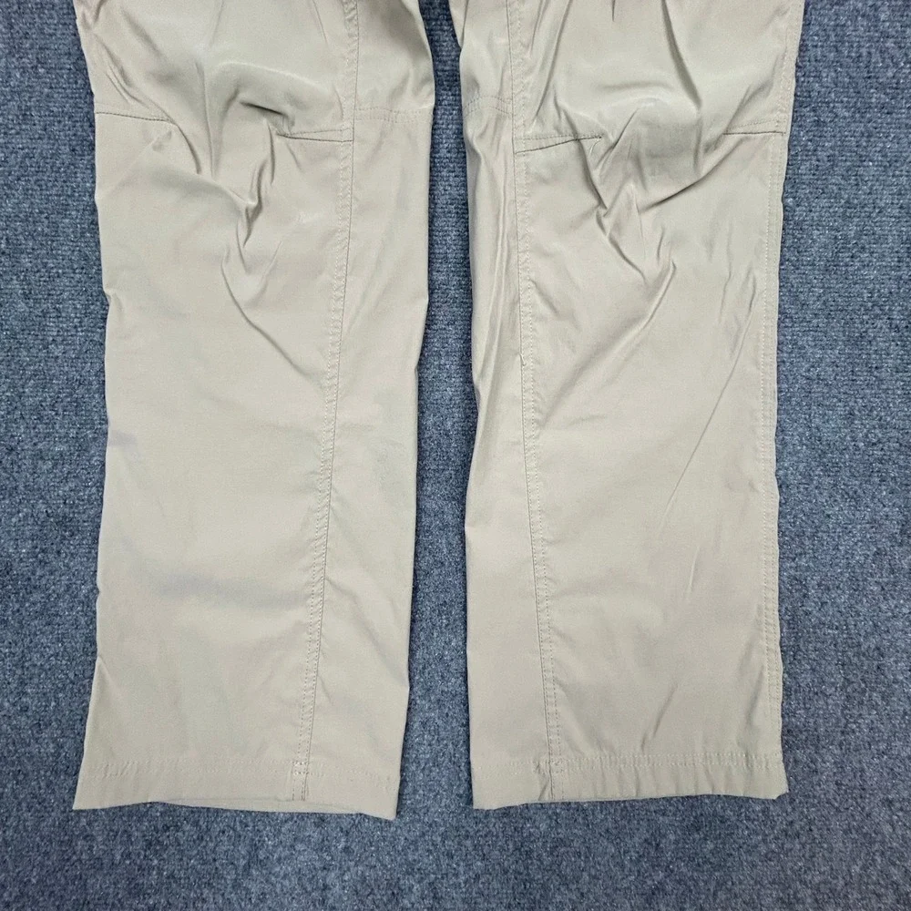 Eddie Bauer First Ascent Guide Pro Pants Mens 36x34 Khaki Hiking Utility Stretch